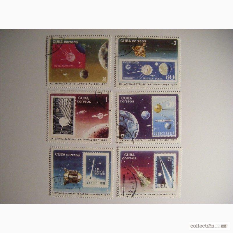 Фото 3. Продам почтовые марки Кубы, Монгол Шуудан, Венгрии-космос