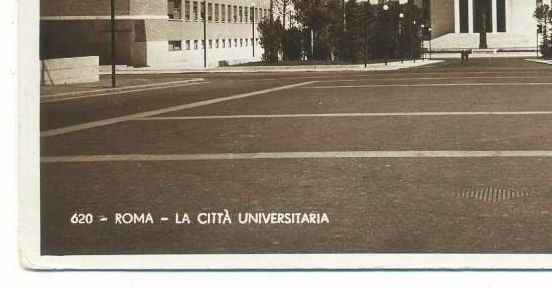Фото 3. Рим. Университетский городок. 1946 г. Лот 248