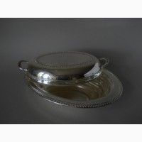 Мельхиоровый судок с крышкой для горючих блюд от F. B. Rogers Silver Company