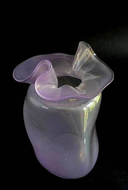 Фото 14. Винтажная фиолетовая ваза ручной работы Fenton Glass Collection