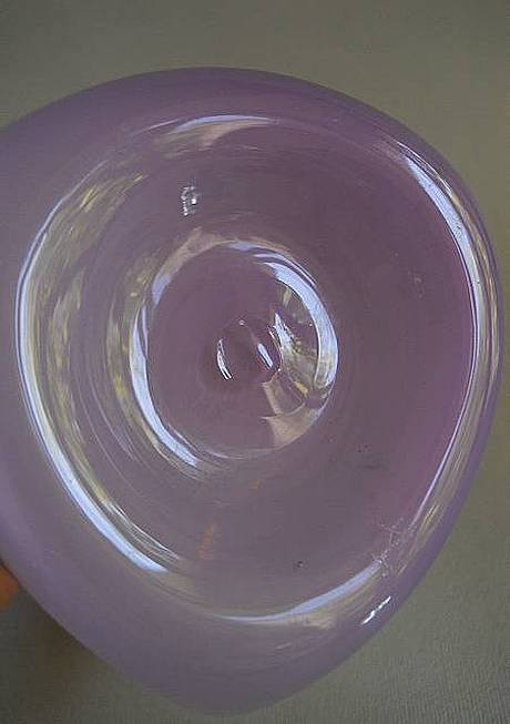 Фото 6. Винтажная фиолетовая ваза ручной работы Fenton Glass Collection