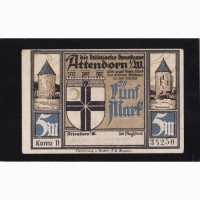 5 марок 1922г. D 35250. Attendorn. Германия