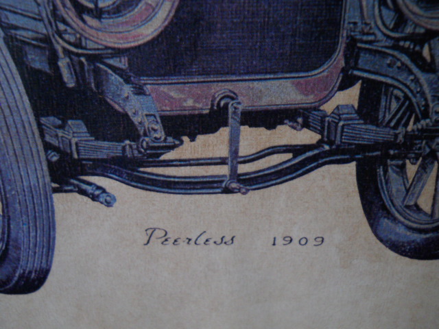 Фото 10. Рисунок раритетного авто Peerless-1909