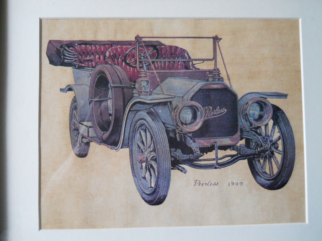 Фото 3. Рисунок раритетного авто Peerless-1909