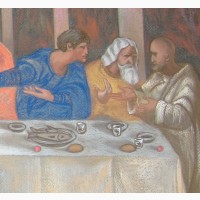 Картина по мотивам Леонардо да Винчи Тайная вечеря