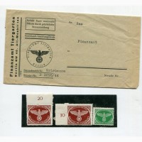Комплект ІІІ Райх. Конверт+марки