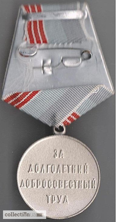 Фото 2. Медаль «Ветеран труда» с документами