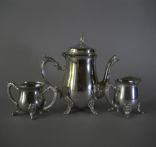 Фото 4. Винтажный кофейный набор в стиле Барокко из четырёх предметов