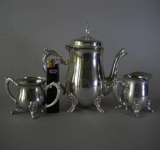 Фото 7. Винтажный кофейный набор в стиле Барокко из четырёх предметов