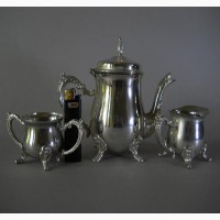 Винтажный кофейный набор в стиле Барокко из четырёх предметов
