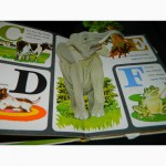 3D Азбука Буквар Pop Up Animal Alphabet Book by Random House 1973 США