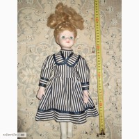 Лялька колекційна керамічна (Англія), 40 см