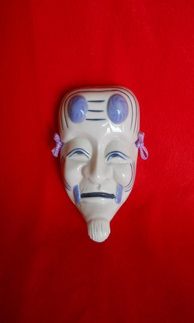 Декоративная керамичесая маска