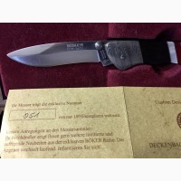 Нож Boker Deckenbacher Blümner Lock Back коллекционный