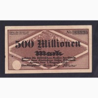 500 000 000 марок 1923г. 68830. Херне. Германия