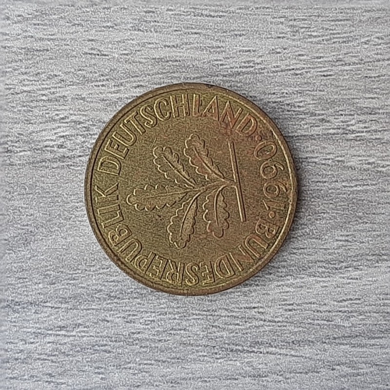 Фото 4. Монета ФРГ 10 пфеннигов 1990 D