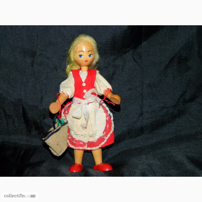 Фото 3. Винтажная Деревянная Польская Кукла 1970х годов