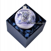 Символ года 2022 тигр елочный шар миниатюрная роспись подарок на новый год Киев