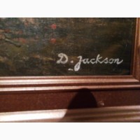 P. Jackson, оригинал, холст, масло, 35000гр