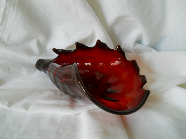 Фото 8. Винтажная ваза из красного Итальянского стекла ручной работы