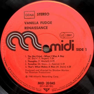 LP Vanilla Fudge - Renaissance 1968