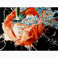 Картина Перец в краске холст, масло, 50х70 см