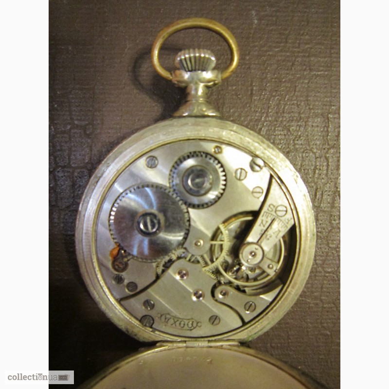 Фото 5. Швейцарские карманные двухкрышечные часы DOXA, 1906 год