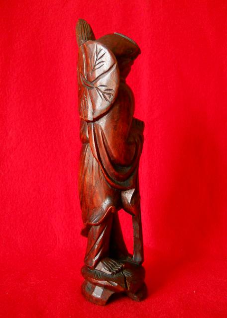 Фото 4. Китайская старинная деревянная статуэтка из ценного дерева Rose Tree