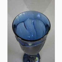 Винтажный бокал из тёмно синего Муранского стекла