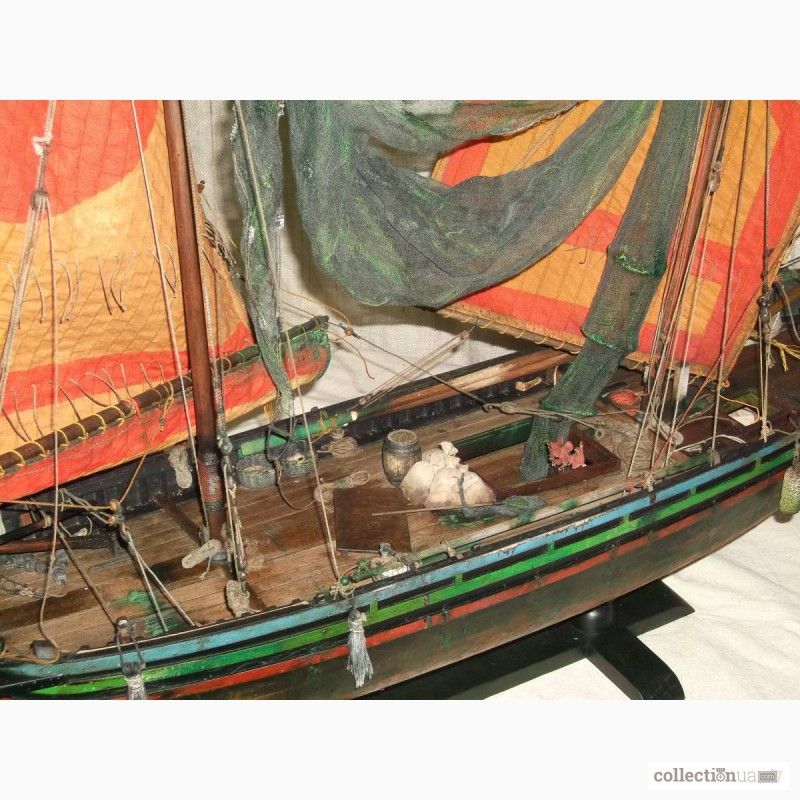 Фото 3. Модель итальянской рыбацкой лодки