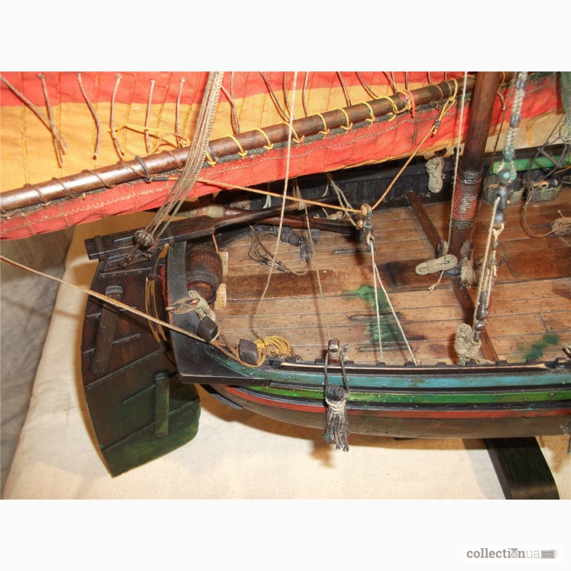 Фото 4. Модель итальянской рыбацкой лодки