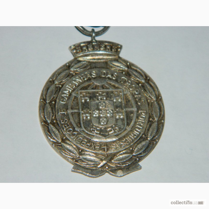 Фото 2. Медаль Португалия за военную компанию Ангола 1961-62-63 серебро