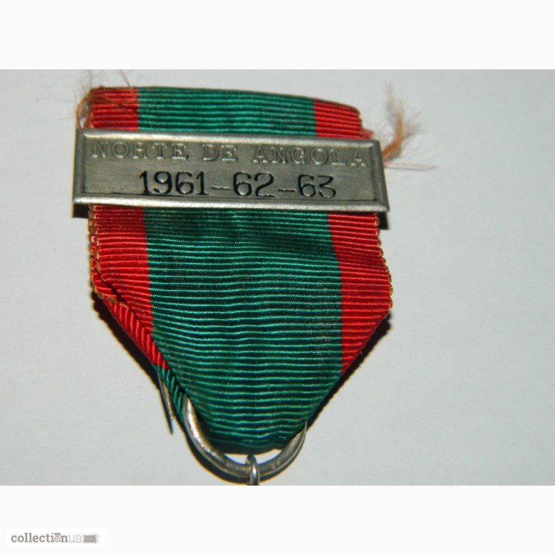 Фото 3. Медаль Португалия за военную компанию Ангола 1961-62-63 серебро