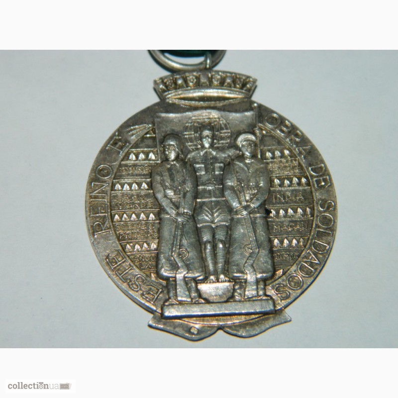 Фото 5. Медаль Португалия за военную компанию Ангола 1961-62-63 серебро