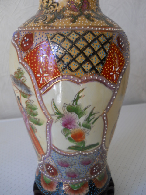 Фото 10. Винтажная интерьерная Китайская ваза в стиле “Satsuma”