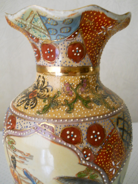 Фото 12. Винтажная интерьерная Китайская ваза в стиле “Satsuma”