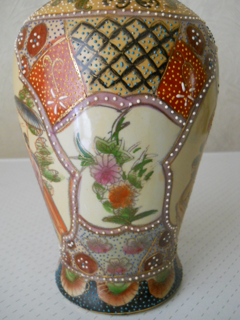 Фото 14. Винтажная интерьерная Китайская ваза в стиле “Satsuma”