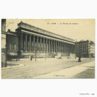 Открытка (ПК). Франция. Лион. Дворец правосудия. 1910г. Лот 192