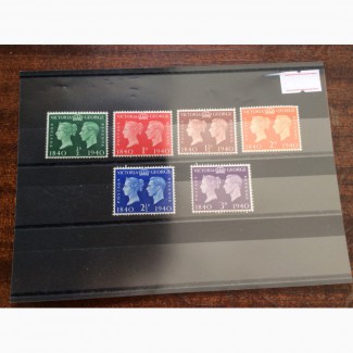 1940 год 100-летие первой почтовой марки