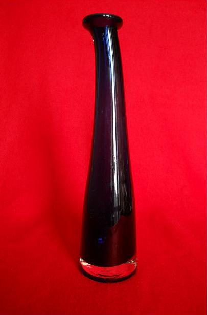Фото 3. Винтажная ваза из голубого Итальянского стекла Мурано