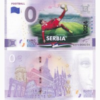 Сувенірні банкноти 0 Евро 2024 UNC, 23 шт