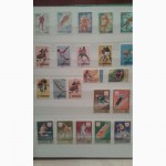 Альбом почтовых марок разных стран мира.Тематика спорт
