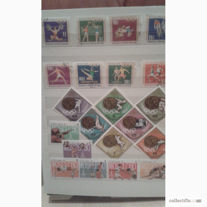 Фото 4. Альбом почтовых марок разных стран мира.Тематика спорт
