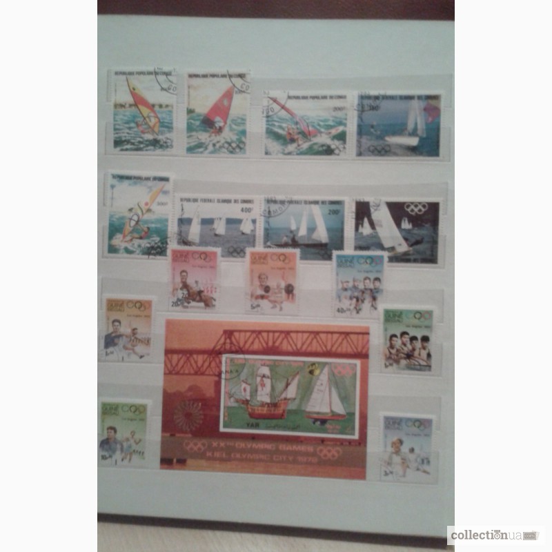Фото 5. Альбом почтовых марок разных стран мира.Тематика спорт
