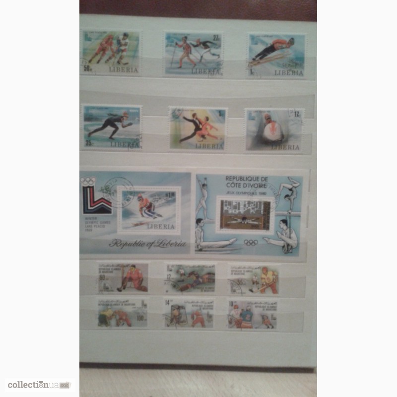 Фото 6. Альбом почтовых марок разных стран мира.Тематика спорт