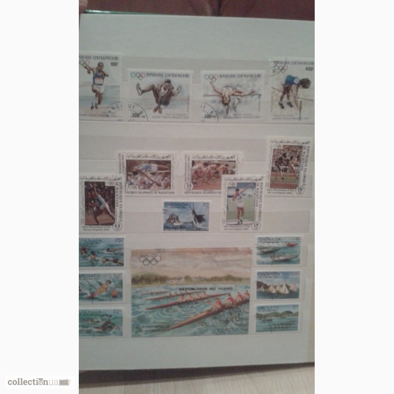 Фото 7. Альбом почтовых марок разных стран мира.Тематика спорт
