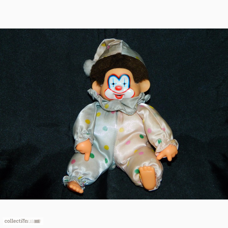 Фото 3. Винтажная Кукла Обезьянка Monchhichi Corky Clown Мончичи Клоун 80х г