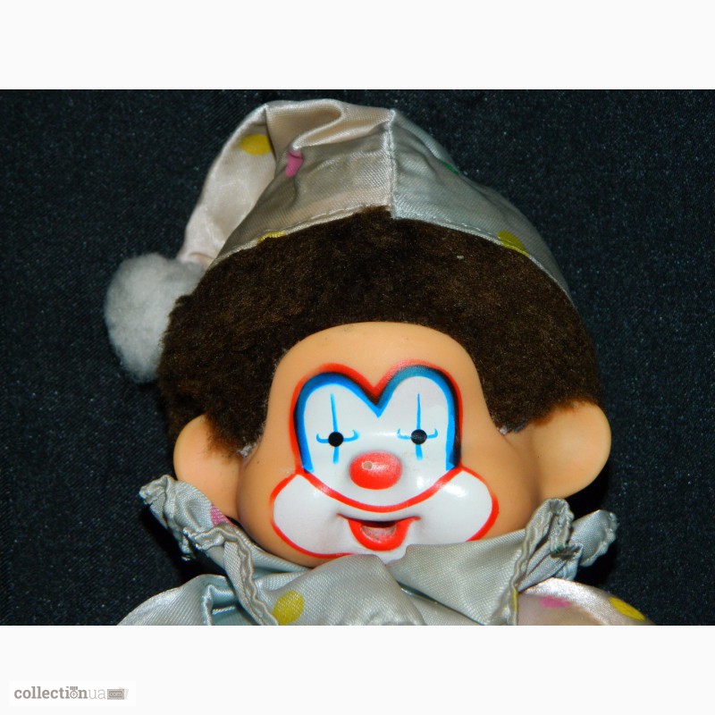Фото 4. Винтажная Кукла Обезьянка Monchhichi Corky Clown Мончичи Клоун 80х г