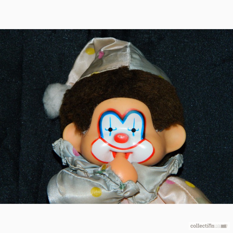 Фото 5. Винтажная Кукла Обезьянка Monchhichi Corky Clown Мончичи Клоун 80х г