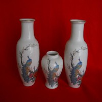 Японские вазы Павлин